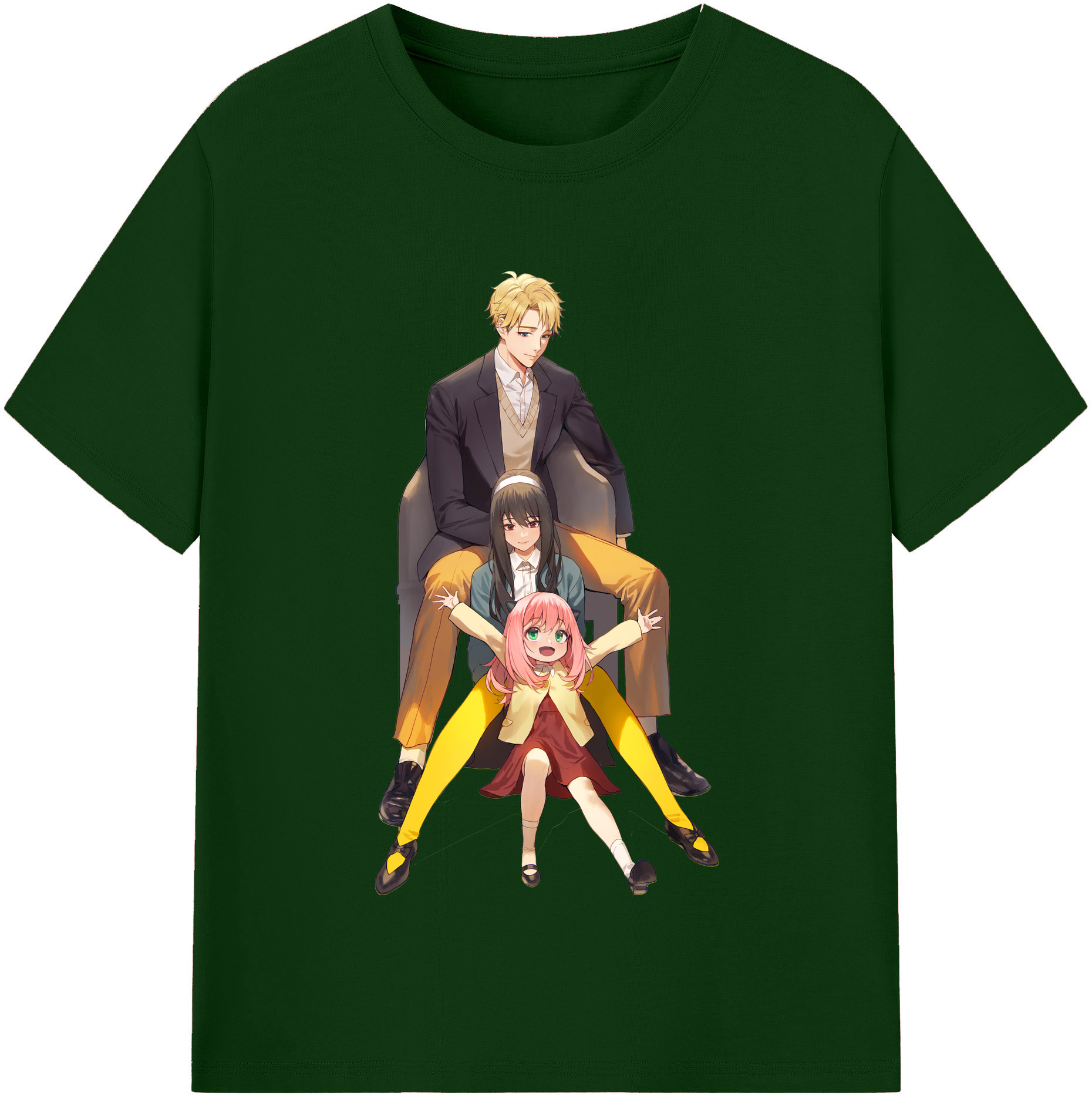 （画像用） SPY×FAMILY间谍家家酒 綿100％半袖Tシャツ（フロントプリント）